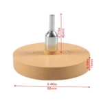 2pcs / Set Car 88mm Plane + 100mm Gear Pneumatic Rubber Removal - Image 4