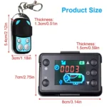 Car 12V / 24V Parking Heater LCD Monitor Switch with Remote Controller - Image 2