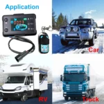 Car 12V / 24V Parking Heater LCD Monitor Switch with Remote Controller - Image 6