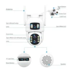 ESCAM QF500 5+5MP Motion Detection WiFi Intelligent 10X Optical Zoom Camera - Image 5
