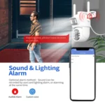 ESCAM QF500 5+5MP Motion Detection WiFi Intelligent 10X Optical Zoom Camera - Image 8