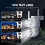 ESCAM QF500 5+5MP Motion Detection WiFi Intelligent 10X Optical Zoom Camera - Image 9
