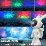 G001 Space Rabbit Starry Sky Projection Lamp Bluetooth Speaker 2 in 1 Laser Light - Image 4