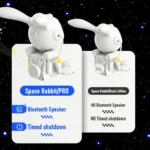 G002 Space Rabbit Starry Sky Projection Lamp Bluetooth Speaker 2 in 1 Laser Light - Image 7
