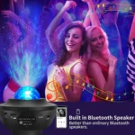 G004 Small Bowl Starry Projection Lamp Laser Light with Bluetooth Speaker - Image 7
