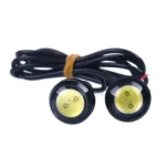 10pcs 23mm 1.5W DC12V Motorcycle Eagle Eye Light Double Lens Strobe Light - Image 2