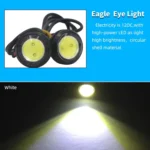 10pcs 23mm 1.5W DC12V Motorcycle Eagle Eye Light Double Lens Strobe Light - Image 6