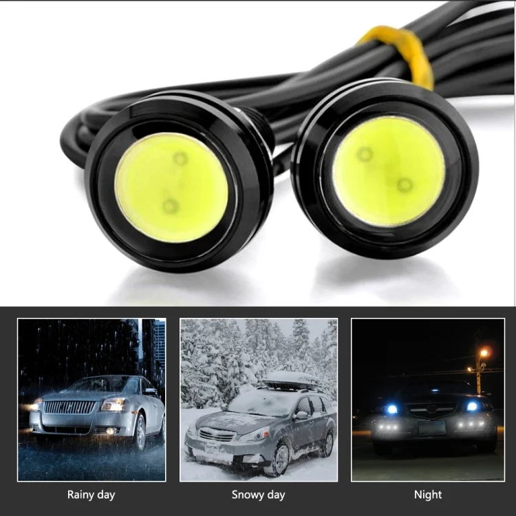 EDA006776901A_8.webp 10pcs 23mm 1.5W DC12V Motorcycle Eagle Eye Light Double Lens Strobe Light - Image 9