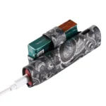 Electronic Cigarette Cashew Flower Portable PU Storage Bag - Image 2