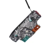 Electronic Cigarette Cashew Flower Portable PU Storage Bag - Image 3