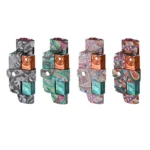 Electronic Cigarette Cashew Flower Portable PU Storage Bag - Image 5