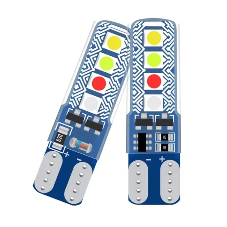 EDA0067903_1.webp 4pcs/Pack T10 3030 Lamp Beads 8SMD Car Clearance Lights License Plate Light - Image 2