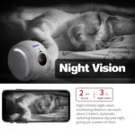 ESCAM QF011 2MP Smart Pet Robot Camera with Night Vision & APP Remote Control - Image 5