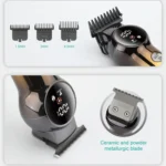VGR V-989 5W USB Digital Display Gradient Trimming Hair Clipper - Image 4