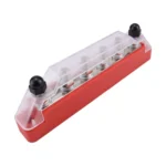 Pair 6 Way 48V 150A M6 Power Distribution Block Terminal Studs - Image 2