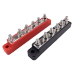 Pair 6 Way 48V 150A M6 Power Distribution Block Terminal Studs - Image 4