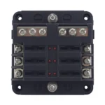 6 Way Fuse Block with 24pcs Fuses and 12pcs Terminals - Image 3