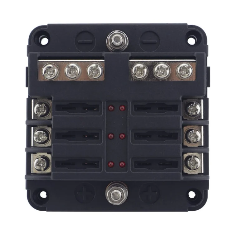 EDA0068876_2.webp 6 Way Fuse Block with 24pcs Fuses and 12pcs Terminals - Image 3