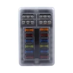12 Way Fuse Block with 24pcs Fuses and 24pcs Terminals - Image 5