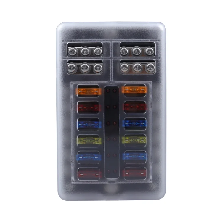 EDA0068877_4.webp 12 Way Fuse Block with 24pcs Fuses and 24pcs Terminals - Image 5