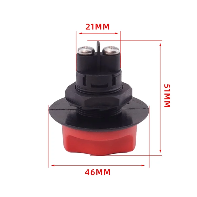 EDA006889101A_3.webp Yacht RV 12V 50A Battery DC Switch with 4pcs Terminals - Image 4