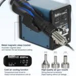 Kaisi 858Pro Smart Sleep Lead-free Digital Display Hot Air Gun Desoldering Station - Image 9