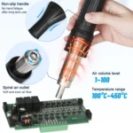 Kaisi 858Pro Smart Sleep Lead-free Digital Display Hot Air Gun Desoldering Station - Image 10