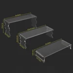 3pcs / Set Figure Cake Cosmetics Storage Display Stand - Image 3