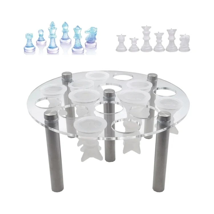 EDA006911501A.webp Round Chess Mold Stand Without Silicone Mold - Image 1