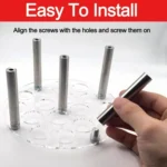 Round Chess Mold Stand Without Silicone Mold - Image 4