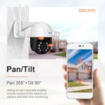ESCAM QF518 5MP Smart WiFi IP Camera, Support AI Humanoid Detection / Auto Tracking / Dual Light Night Vision / Cloud Storage / Two Way Audio / TF Card - Image 13