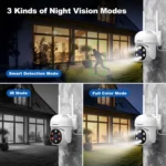 SriHome SH061 2MP AI Humanoid Tracking Infrared Night Vision Camera - Image 5