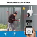 SriHome SH061 2MP AI Humanoid Tracking Infrared Night Vision Camera - Image 9