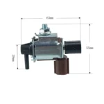 Car Auto Control Solenoid Valve Vacuum Valve MR127520 for Dodge / Chrysler - Image 5