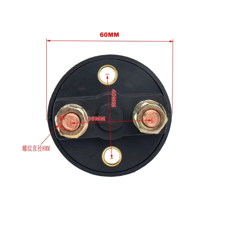 EDA007070_7.webp 200A Car Battery Selector Isolator Disconnect Rotary Switch Cut - Image 8