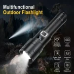 S2301 30W White Laser Wick 1000LM Telescopic Zoom LED Flashlight - Image 5