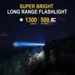 S2301 30W White Laser Wick 1000LM Telescopic Zoom LED Flashlight - Image 6