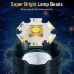 S2301 30W White Laser Wick 1000LM Telescopic Zoom LED Flashlight - Image 7