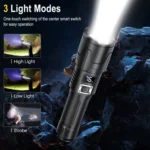S2301 30W White Laser Wick 1000LM Telescopic Zoom LED Flashlight - Image 10