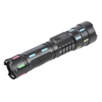 626 White Laser Wick Telescopic Zoom LED Flashlight with Fluorescent Strips - Image 2