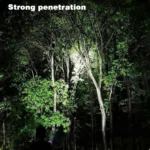 626 White Laser Wick Telescopic Zoom LED Flashlight with Fluorescent Strips - Image 7