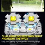 KXK-1086 Multifunctional Mini Work Light Rotation Headlight - Image 10