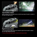 KXK-786 Multifunctional Floodlight Spotlight Outdoor Portable Working Light - Image 10