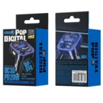 WEKOME WP-C52 Pop Digital Series MP3 Wireless Fast Charging Car Charger - Image 12