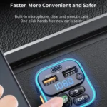 WEKOME WP-C52 Pop Digital Series MP3 Wireless Fast Charging Car Charger - Image 7