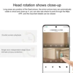 Original Xiaomi Smart Camera C300 Dual Lens Edition 3MP Support AI Detection, US Plug - Image 3