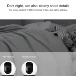 Original Xiaomi Smart Camera C300 Dual Lens Edition 3MP Support AI Detection, US Plug - Image 7