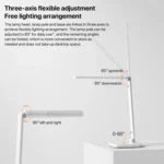 Original Xiaomi Mijia LED Desk Lamp 2 Lite Anti Blue-ray Three Levels Brightness, US Plug - Image 6
