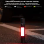 Original Xiaomi Mijia Multifunctional Flashlight 1000LM IPX4 with Side Light - Image 5