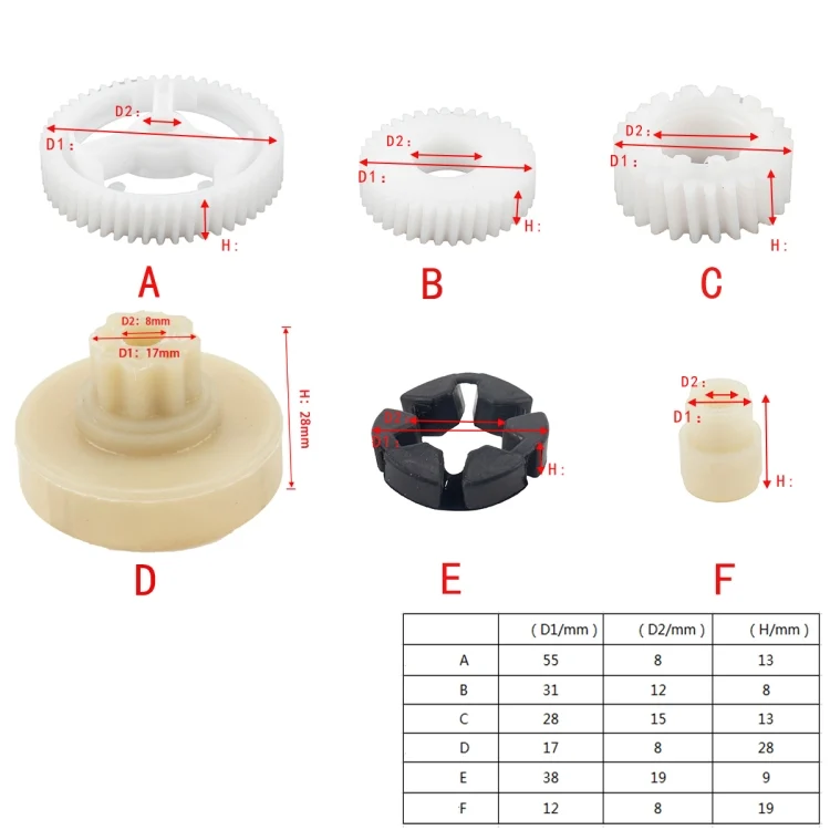 EDA007133_7.webp Power Window Motor Gear 3 5 6 C-X7 CX-9 RX8 Regulator Kit G22C5958X for Mazda - Image 8